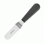 Couteau spatule coudé noir 100mm | Hygiplas - D420