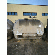 Cuve en acier inoxydable de 5000 l, isolée chauffée. - référence : c13548