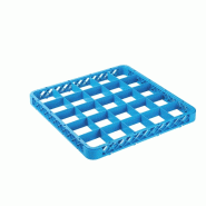 GastroHero Rehausse 25 compartiments 89x89 mm pour panier de lavage, bleu - EXT5050A25