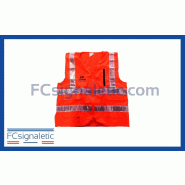 Gilet de sécurité réfléchissant et lumineux 16 leds LEDWORK LWK1002