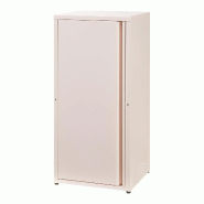 Helloshop26 - Armoire étagère meuble de rangement métallique acier 88 x 40 x 35 cm rose 03_0008907 - rose métal 3000224408993