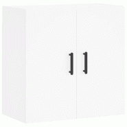 Helloshop26 - Armoire murale blanche rangement pratique 60 x 31 x 60 cm design épuré en bois d'ingénierie blanc 02_0048809 - blanc Bois massif 3000