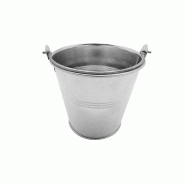 Hostelnovo del Valles Hostelnovo – Seau de présentation galvanisé 11 × 9,1 × 10,2 cm - argenté inox 172