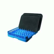 Lacor Panier lave-vaisselle professionnel pour vaisselle et plateaux côté ouvert 50x50x10.3 69203 - 69203