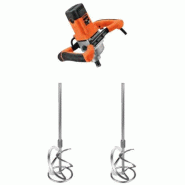 Malaxeur portatif électrique à 2 vitesse G-MIX 1800 + 2 hélices 3 rubans - GOLZ - 02890000018+02890000020+02890000021 Malaxeur portatif électrique à 2 vitesse G-MIX 1800 + 2 hélices 3 rubans - GOLZ - 02890000018+02890000020+02890000021