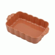 Menastyl - Plat A Four Fiorella 28x17cm En Gres Terracotta - 3256391042052
