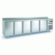 Meuble 600 positif 3070mm 5 portes pleines sans évier Coreco