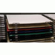 Présentoir vente 5 niveaux feuilles 80 x 120