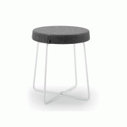 Tabouret de bureau Let's Sit - Hauteur 45 et 65 cm - Assise rembourrée en tissu - Plusieurs finitions disponibles Tabouret de bureau Let's Sit - Hauteur 45 et 65 cm - Assise rembourrée en tissu - Plusieurs finitions disponibles