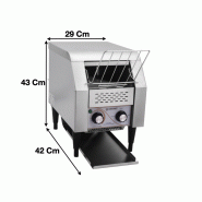 Toaster convoyeur L290 mm - CT1