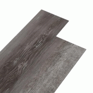 Vidaxl planche de plancher pvc autoadhésif 5,21 m² 2 mm bois rayé 330191