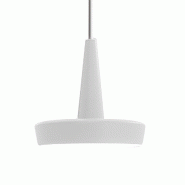 Zafferano Baby Suspension LED graduable en aluminium blanc, température de couleur 3000K, design compact pour intérieurs modernes et élégants - bl