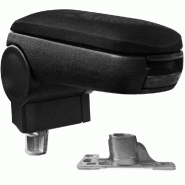 ACCOUDOIR CENTRAL POUR VOLKSWAGEN PASSAT B5 AVEC COMPARTIMENT REMBOURRÉ TEXTILE NOIR 03_0000725