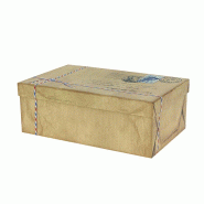 Boite carton rectangle Cottage 33x21 - Boite carton rectangle Cottage 33x21 -
