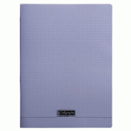Calligraphe Lot de 10 Cahier Ligne 8000 24x32, 48p./24 feuilles 90 g/m² piquées, couv. PP violette, quadrillé 5x5 - 3210330184777