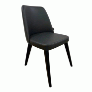 Chaise de restaurant exen similicuir Noir - noir matière synthétique exenb