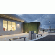 Colonne lumineuse d?Éclairage public utyl conique / led / 35 w / en acier et aluminium anodisé / 3 m_1