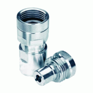 Coupleur Femelle - Acier - FG - 10 , 3/8” , 3/8” BSP FEMALE , 76 , 40 , 30 , 36