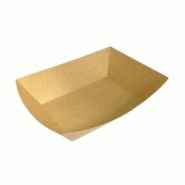 COVR Barquette rectangulaire kraft 750 ml (125 unités) - 3701621910590 COVR Barquette rectangulaire kraft 750 ml (125 unités) - 3701621910590
