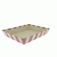 CREAPAK Terralys corbeille rect gm 36x27x6 fsc lot de 30 - marron en carton COC-4641166