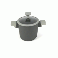 Faitout à deux poignées avec couvercle Nordic Grey Excelsa Aluminium Gris 32x20,5x16,5 cm 2,6 L - gris aluminium 67305 Faitout à deux poignées avec couvercle Nordic Grey Excelsa Aluminium Gris 32x20,5x16,5 cm 2,6 L - gris aluminium 67305