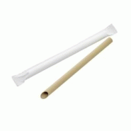 FHC evolupack FHC - 3000Pcs - Paille biseautée Kraft pour Bubble Tea - emballage individuel H200mm - FHC210CHS212EK FHC evolupack FHC - 3000Pcs - Paille biseautée Kraft pour Bubble Tea - emballage individuel H200mm - FHC210CHS212EK