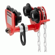 Helloshop26 - Charriot pour palan - 1 000 kg - Largeur de fer : 60-110 mm - Avec chaine atelier outils bricolage 14_0007131 - 3001266199788 Helloshop26 - Charriot pour palan - 1 000 kg - Largeur de fer : 60-110 mm - Avec chaine atelier outils bricolage 14_0007131 - 3001266199788