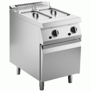KBS Gastrotechnik KBS Friteuse à gaz 2 cuves 10 litres 20 Kw 600x730x900 mm Soubassement fermé - 4059395096903