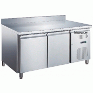 LE SHOPPING DU CHEF - table réfrigérée 2 portes avec dosseret LE SHOPPING DU CHEF - table réfrigérée 2 portes avec dosseret