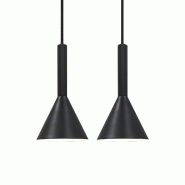 Nordlux Suspension Kelvis 2-Kit  Métal Noir ,  H. 20,5 - IP20 - GU10 /   Intérieur - noir métal 5704924027338
