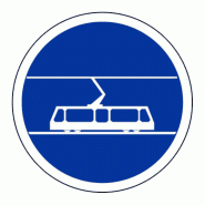Panneau B27b - Voie réservée