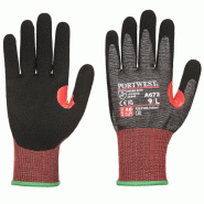 Portwest - Gants anti-coupures CS de niveau F jauge 13 en mousse nitrile avec renfort pouce Noir / Rouge Taille 12 - noir 5036108532025 Portwest - Gants anti-coupures CS de niveau F jauge 13 en mousse nitrile avec renfort pouce Noir / Rouge Taille 12 - noir 5036108532025