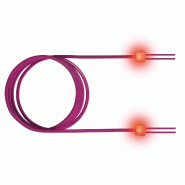 SaCon Câble FO duplex 50/125µm OM4, LC/LC, violet, 2 m_0