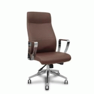 Sillón dirección Ergo540 sincro similpiel marrón base cromo ruedas cromadas - multi-matériau 540DSSP363BARC60 Sillón dirección Ergo540 sincro similpiel marrón base cromo ruedas cromadas - multi-matériau 540DSSP363BARC60