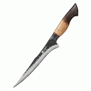 XinZuo - Lime à bois Damascus - Série X06 Mo - 19 cm - fabriqué en acier damas à 67 couches - multicolore X06-YD