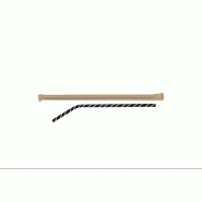 Betik Ecoline – 6000 unités – Paille flexible papier noir emballée individuellement – Ø 6 mm x H 21 cm - multicolore en carton 1010942