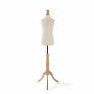 Buste enfant couture 6/8 ans pied tripode - écru