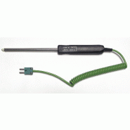 CHAUVIN ARNOUX - SK15 Capteur thermocouple K de surface avec embout D8 mm à ressort, -50°C à +900°C, poignée et cordon spirale
