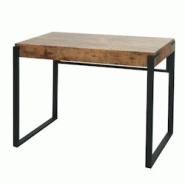 Décoshop26 - Bureau table d'ordinateur table d'appoint 100x54 cm MDF chêne sauvage et métal foncé 04_0006065 - 3000261627708 Décoshop26 - Bureau table d'ordinateur table d'appoint 100x54 cm MDF chêne sauvage et métal foncé 04_0006065 - 3000261627708
