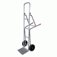 Diable dossier grande hauteur Roue en caoutchouc noir Diable dossier grande hauteur Roue en caoutchouc noir