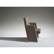 Fauteuil simple, stylé pour salles de conférence, auditoriums, cinémas, théâtres, enseignement et salles de classe-  l213