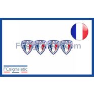 Kit sérigraphie balisage Police municipale pour moto non carénée Kit sérigraphie balisage Police municipale pour moto non carénée