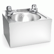 Lave-mains suspendu série XS eau chaude et froide 350x300x200 mm. - 061432FRIC