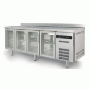 Meuble Gastro 700 GN 1/1 positif 2245mm 4 portes vitrées Coreco