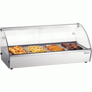 Présentoir chauffant professionnel R4 - 4 x GN 1/3 - 46 L | Bartscher