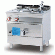 Redcook Cuisinière électrique indirecte avec cuve en acier inoxydable 50 LT. Structure Inox. Dimensions 80x70,5 h90 cm. Modèle PI50-78ET - 1874