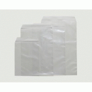 SACS ET SACHETS PLASTIQUES TRANSPARENT 165X220 AVEC FERMETURE ADHÉSITE