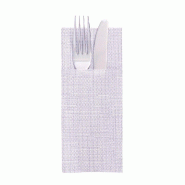 Serviette Cangurito Dry Cotton 55 G/M2 33x40 cm parme Airlaid - par 700