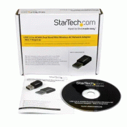 StarTech Mini adaptateur USB 2.0 réseau sans fil AC600