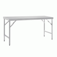 Table pliante inox 1200 mm | Vogue - 1800